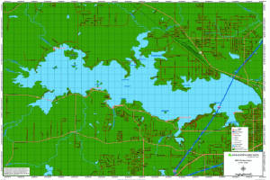 Cross Lake Marine Map